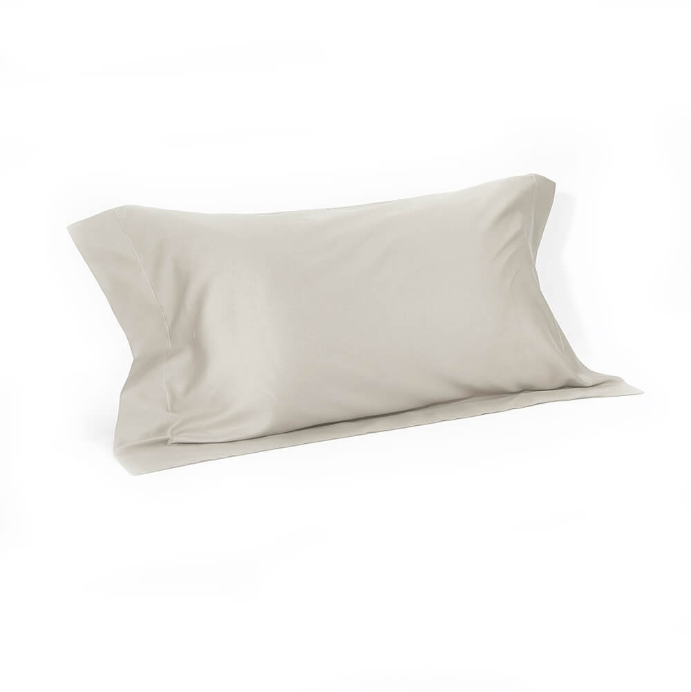 Federa in raso di puro cotone tinta unita, elegance satin - CoCo's Home