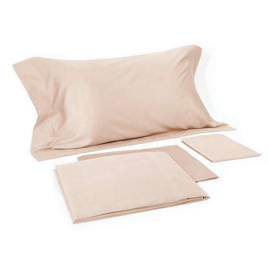 Federa in raso di puro cotone tinta unita, elegance satin - CoCo's Home