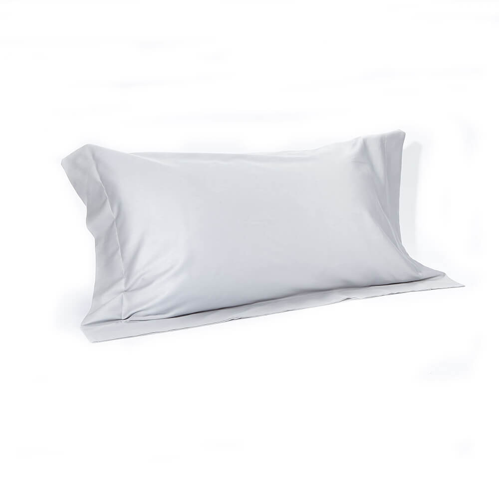 Federa in raso di puro cotone tinta unita, elegance satin - CoCo's Home