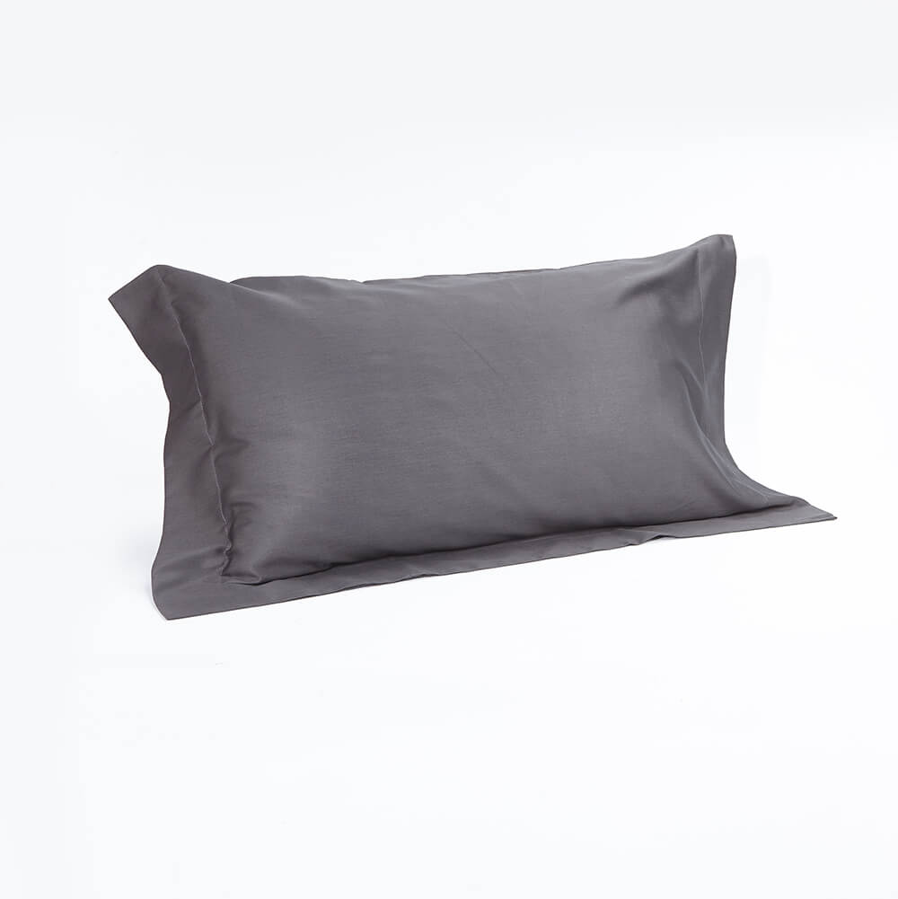 Federa in raso di puro cotone tinta unita, elegance satin - CoCo's Home