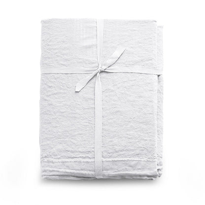 Lenzuolo sopra in lino stone - washed effetto no stiro, loft 49 - CoCo's Home