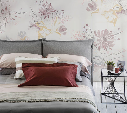 Lenzuolo sotto in raso di puro cotone tinta unita, elegance satin - CoCo's Home