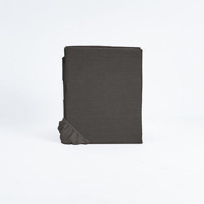 Lenzuolo sotto in raso di puro cotone tinta unita, elegance satin - CoCo's Home